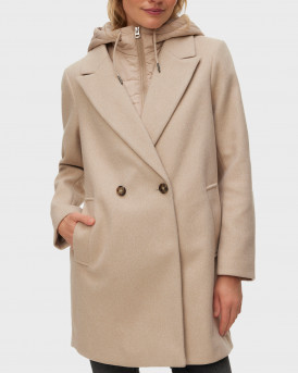 VERO MODA GRACE ΓΥΝΑΙΚΕΙΟ ΠΑΛΤΟ ΜΕ ΕΠΕΝΔΥΣΗ - 10332379 - ΜΠΕΖ
