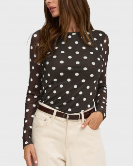 ONLY ONLNOVA WOMEN'S BLOUSE - 15357642 - BROWN