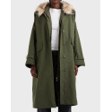 TOPSHOP TSHAILEY ΓΥΝΑΙΚΕΙΟ PARKA ΜΠΟΥΦΑΝ - 31001422 - ΧΑΚΙ