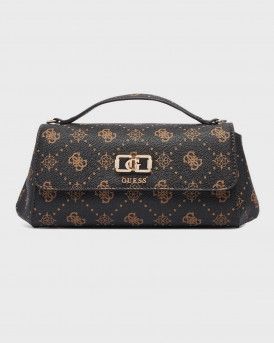 GUESS EMELIE WOMEN'S BAG WITH SHOULDER STRAP - HWGP992819 - BROWN