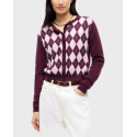 TOMMY JEANS CREW NECK WOMEN'S ZAKETA - DW0DW23363 - BURGUNDY