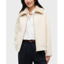TOMMY HILFIGER WOMEN'S DOUBLE-FACED WOOL BLEND JACKET - WW0WW52915 - ECRU