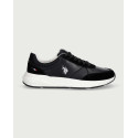 US POLO ASSN MEN'S SNEAKERS - PARKER001 - BLACK