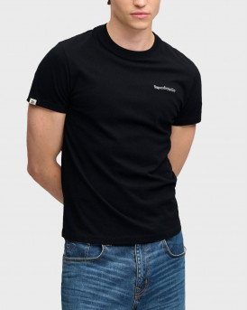 SUPERDRY ESSENTIAL COMPANY LOGO TEE ΑΝΔΡΙΚΗ ΚΟΝΤΟΜΑΝΙΚΗ ΜΠΛΟΥΖΑ - Μ1012465Α - ΜΑΥΡΟ