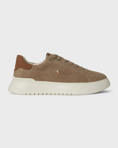 POLO RALPH LAUREN RLITE COURT MEN'S SUEDE SNEAKERS - 809P15729002