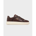 BOSS SHOES GARDA MEN'S LEATHER SNEAKERS - EJ7175 - WHITE