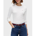 TOMMY HILFIGER CODY ΓΥΝΑΙΚΕΙΑ ΜΑΚΡΥΜΑΝΙΚΗ ΜΠΛΟΥΖΑ - WW0WW53689 - ΑΣΠΡΟ