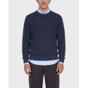 JACK & JONES TANAKA KNIT CREW NECK ΑΝΔΡΙΚΟ ΜΑΚΡΥΜΑΝΙΚΟ ΠΛΕΚΤΟ - 12298548 - ΜΠΛΕ