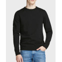 JACK & JONES BASIC CREW NECK ΑΝΔΡΙΚΟ ΠΟΥΛΟΒΕΡ ΣΤΕΝΗ ΓΡΑΜΜΗ - 12137190 - ΕΚΡΟΥ