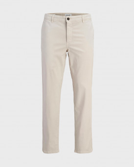 JACK & JONES JPSTOLLIE ΑΝΔΡΙΝΟ ΠΑΝΤΕΛΟΝΙ CHINO ΚΑΝΟΝΙΚΗ ΓΡΑΜΜΗ - 12292970  - ΕΚΡΟΥ