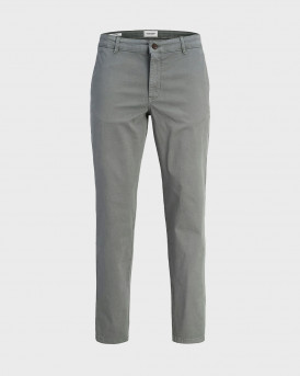JACK & JONES JPSTOLLIE ΑΝΔΡΙΝΟ ΠΑΝΤΕΛΟΝΙ CHINO ΚΑΝΟΝΙΚΗ ΓΡΑΜΜΗ - 12292970  - ΓΚΡΙ