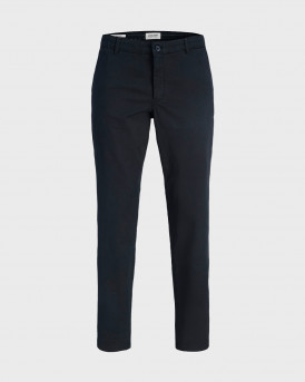 JACK & JONES JPSTOLLIE ΑΝΔΡΙΝΟ ΠΑΝΤΕΛΟΝΙ CHINO ΚΑΝΟΝΙΚΗ ΓΡΑΜΜΗ - 12292970  - ΜΠΛΕ ΣΚΟΥΡΟ