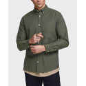 JACK & JONES MEN'S SLIM FIT SHIRTS - 12182486 - BLUE