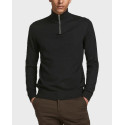JACK & JONES ΑΝΔΡΙΚΟ ΠΟΥΛΟΒΕΡ HALF-ZIP - 12189339 - ΕΚΡΟΥ