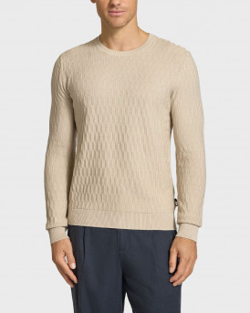 JOOP JK-10DAPHER ΑΝΔΡΙΚΟ ΜΑΚΡΥΜΑΝΙΚΟ ΠΛΕΚΤΟ - 30104704  - ΜΠΕΖ