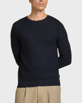 JOOP JK-10DAPHER ΑΝΔΡΙΚΟ ΜΑΚΡΥΜΑΝΙΚΟ ΠΛΕΚΤΟ - 30104704  - ΜΠΛΕ